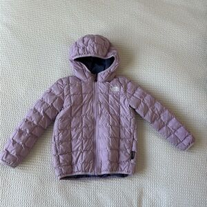 The North Face Kids Reversible Lavender Puffer Jacket